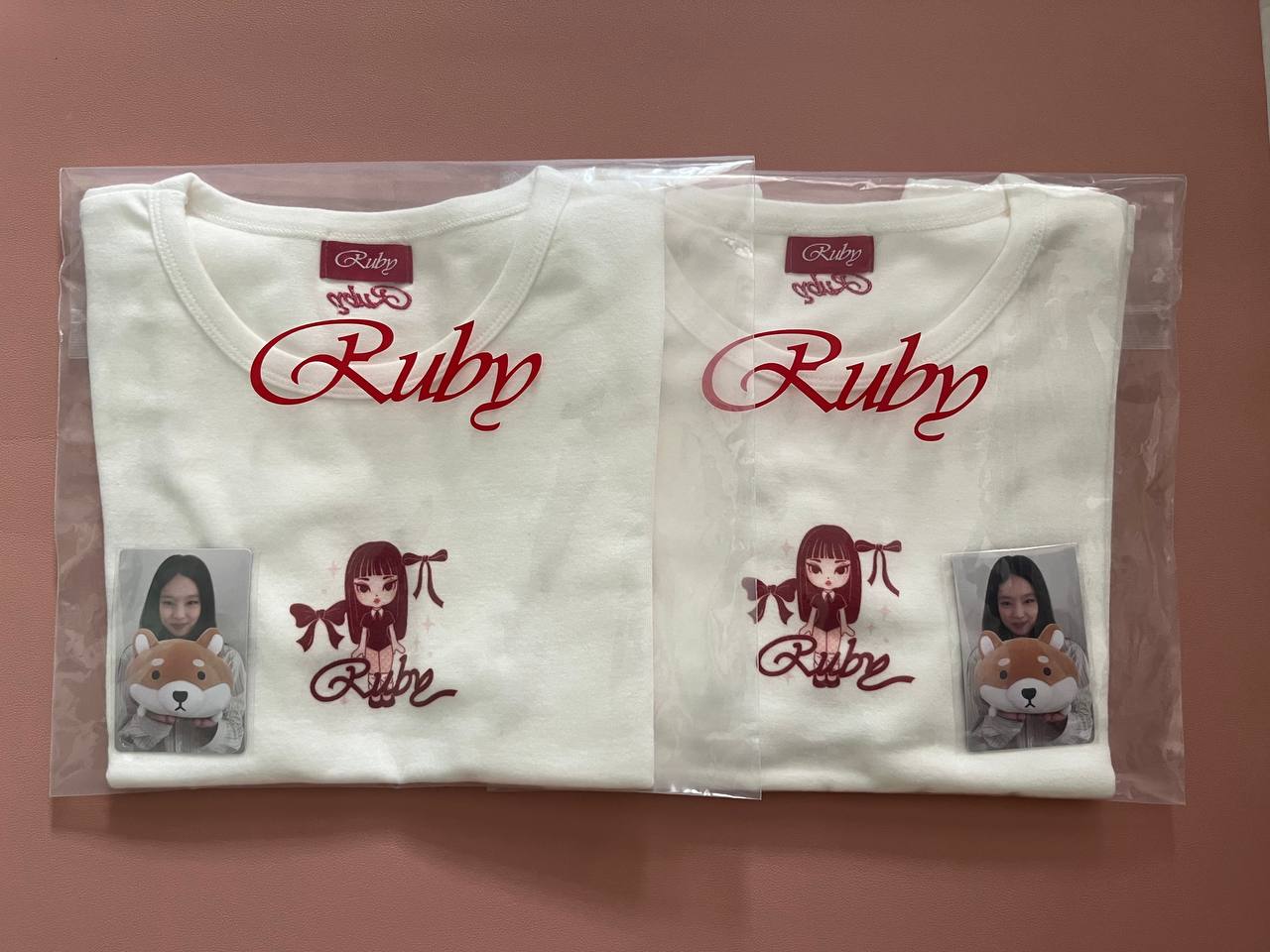 BLACKPINK JENNIE - RUBY MD (SHORT SLEEVE TSHIRT)