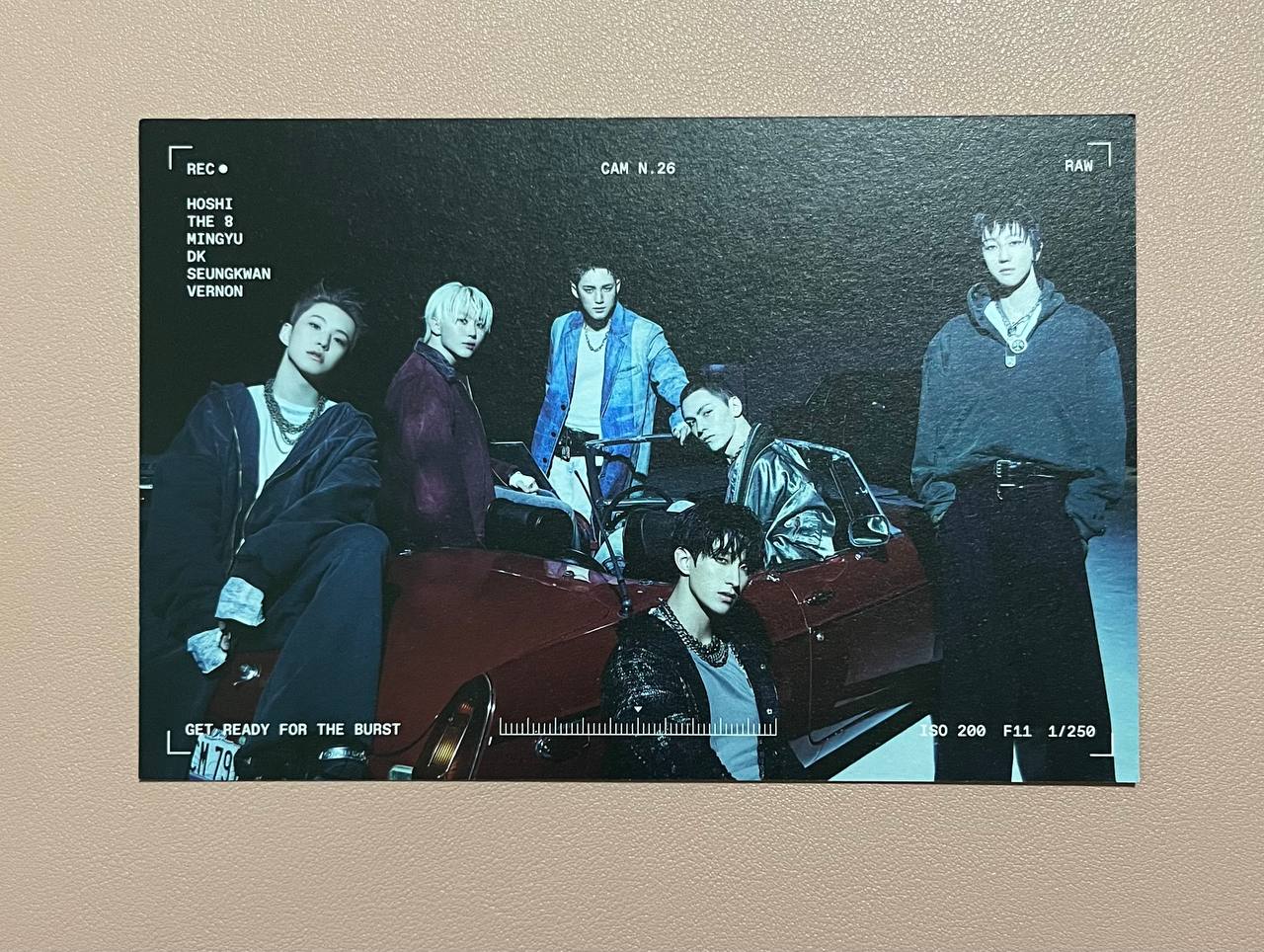 SEVENTEEN - Happy Burstday New Escape Ver (Official Postcard, Tear-Off Poster)