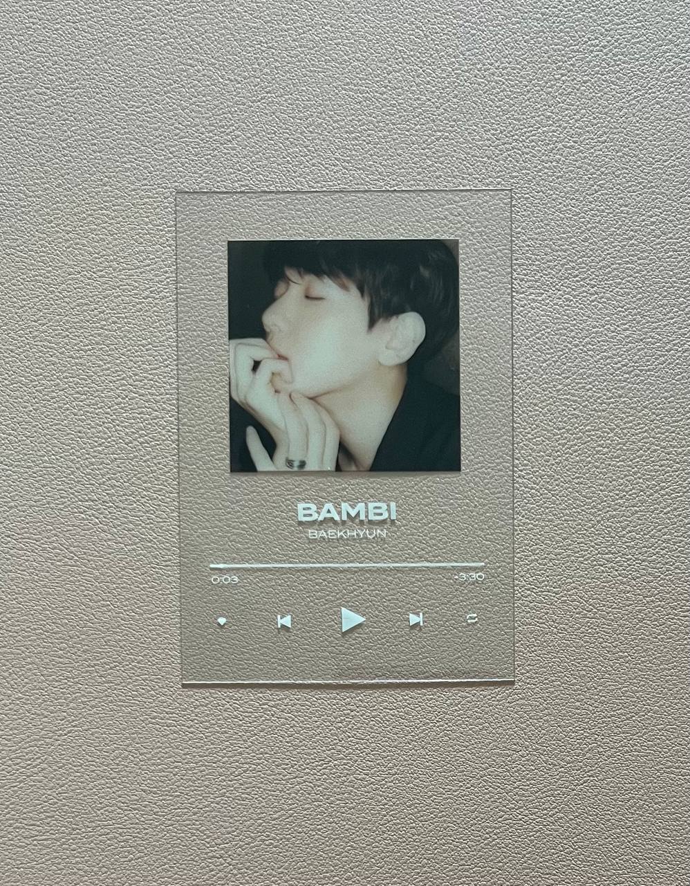 EXO BAEKHYUN - BAMBI (JEWEL CASE, PHOTOBOOK VER.) (Official Photocard)