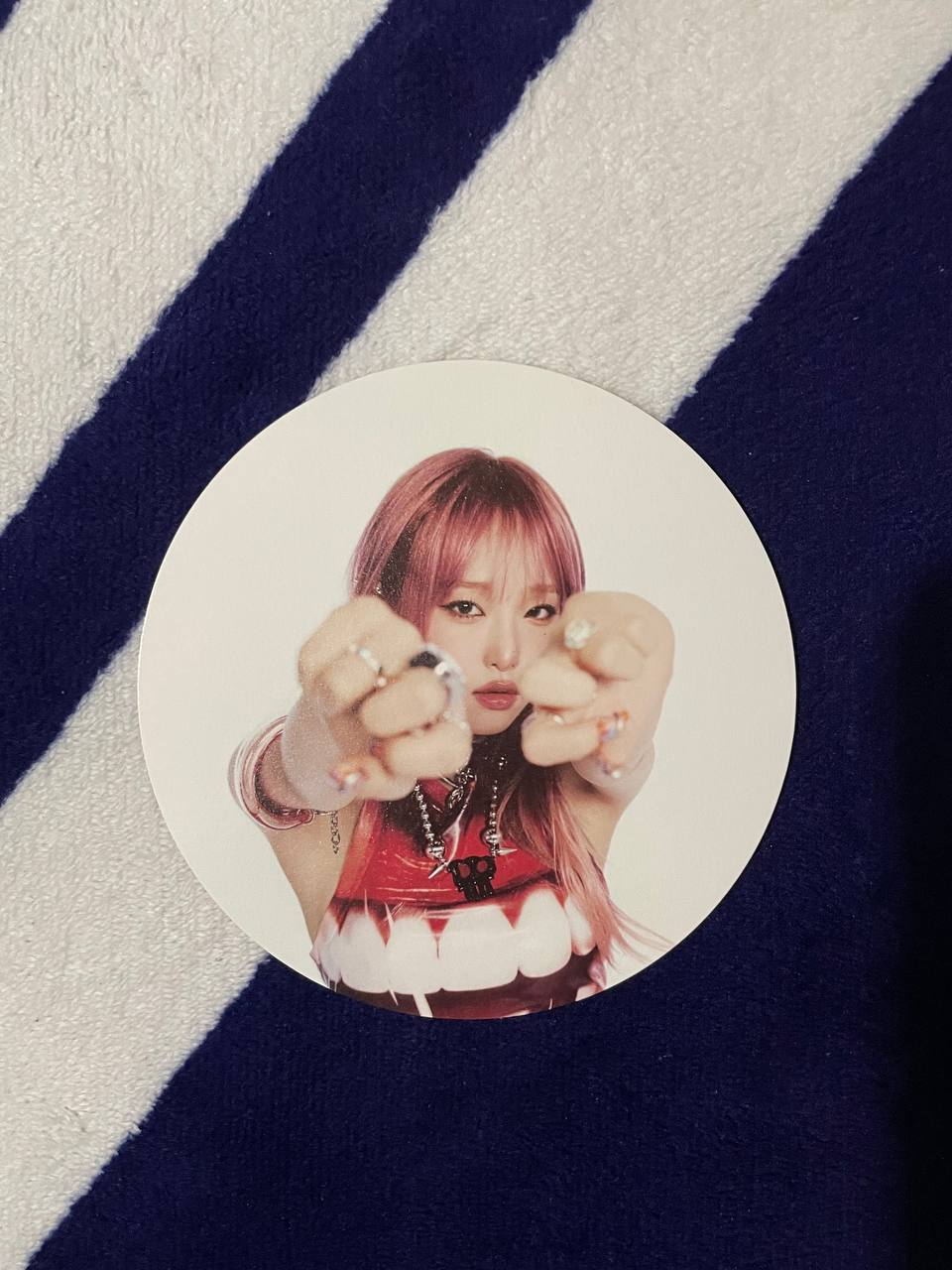 CHOI YENA - Good Morning (Official Circle Photo, Folded Poster)