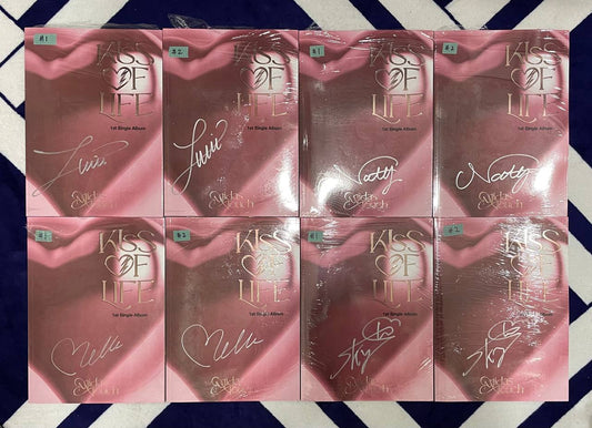 [UNSEALED ALBUM] KISS OF LIFE - Midas Touch (HAND AUTOGRAPHED SIGNED ALBUM)