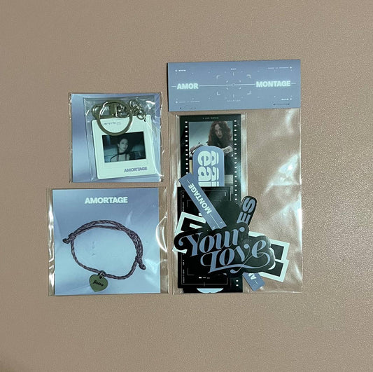 BLACKPINK JISOO - Amortage Pop Up Tokyo MD (Film Mount Keyring, Bracelet, Sticker Set)