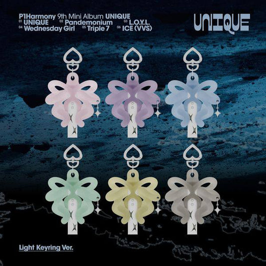 [PRE-ORDER] P1Harmony - 9th Mini Album [UNIQUE] (Light Keyring Ver.)