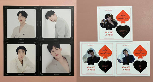 MONSTA X - One Of A Kind (Rolling Paper Message Card, Paper Ornament)