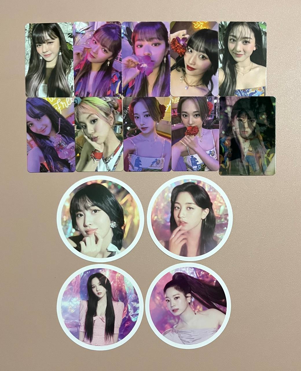 TWICE - Taste Of Love (Official Photocard, Lenticular, Coaster)