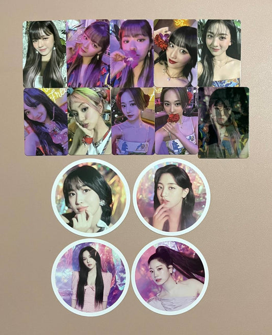TWICE - Taste Of Love (Official Photocard, Lenticular, Coaster)