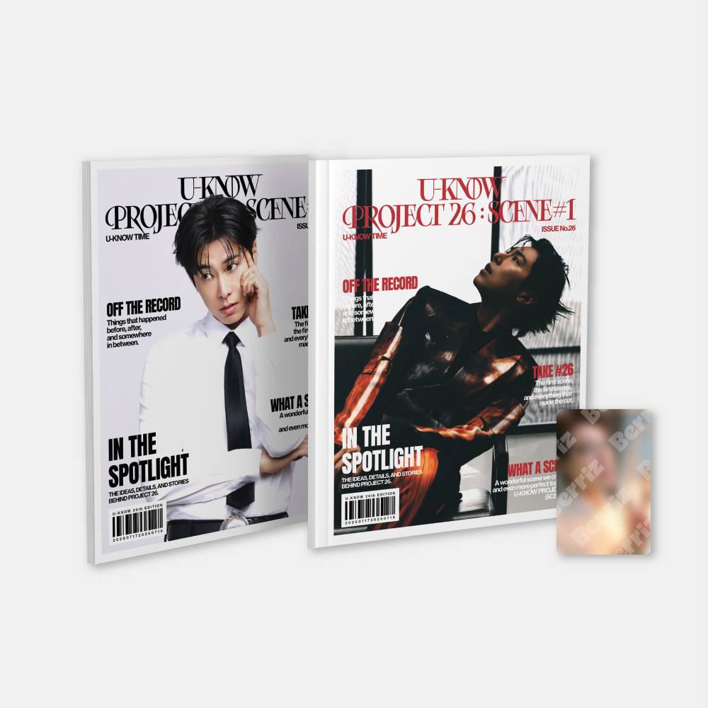[PRE-ORDER] TVXQ U-KNOW - [PROJECT 26 : SCENE#1] in SEOUL MD (PROJECT BOOK SET)