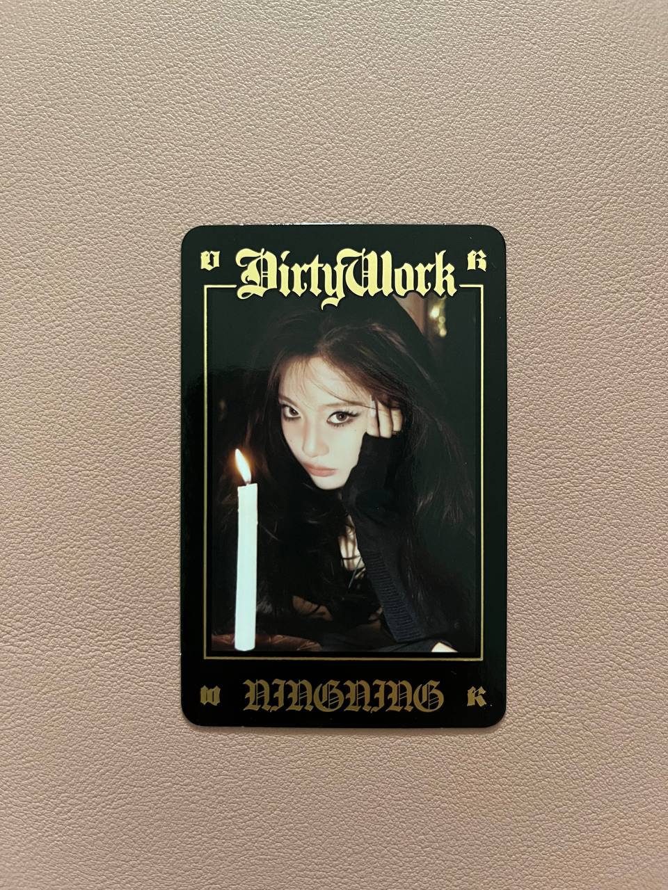 AESPA - Dirty Work Official MD (A,B Ver. Trading Cards)