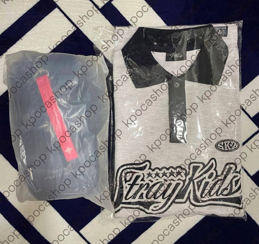 STRAY KIDS SKZ -  Dome Tour 2023 Seoul Special Unveil 13 Official Goods (Lightstick Pouch, Long Sleeves T-Shirt)